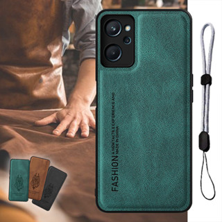 เคสโทรศัพท์มือถือหนัง หรูหรา พร้อมเชือกปรับได้ สําหรับ Realme 10 10T 9i 5G