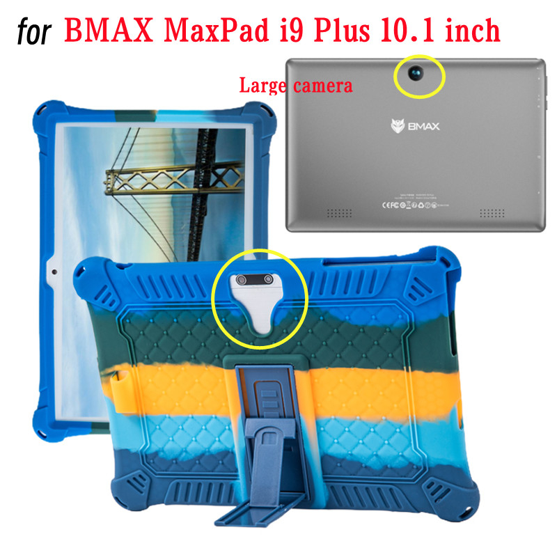 For BMAX MaxPad i9 Plus 10.1 inch Protective Case Soft Silicone Cover 4-Corner Shockproof Non-slip P