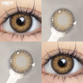 Yimeixi คอนแทคเลนส์ ทรงกลม 14.2 มม. เกรด 0 OMG Series Natural Iris 4 สี 2 ชิ้น