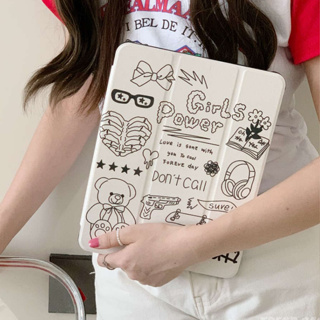 เคสอัจฉริยะ พร้อมช่องใส่ดินสอ สําหรับ iPad 10.2 Pro 11 9.7 12.9 Mini 6 5 10.5 Air 3 10th 9th 8th 7th 6th Generation