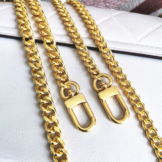 สายโซ่สะพายกระเป๋า โลหะ สีทอง เข้ากับทุกการแต่งกาย อุปกรณ์เส…
