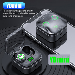 หูฟังสเตอริโอไร้สายบลูทูธ YDmini 5.3 พร้อมจอแสดงผล LED