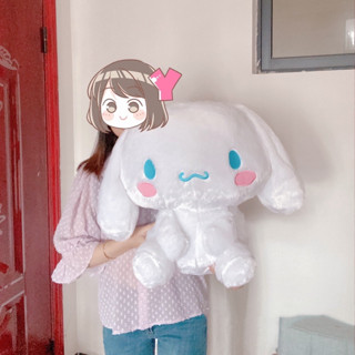 หมอนตุ๊กตานุ่ม รูปการ์ตูน Sanrio Cinnamoroll น่ารัก สําหรับตกแต่งโซฟา