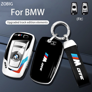 Zobig เคสกุญแจรีโมตรถยนต์ ABS พร้อมพวงกุญแจ สําหรับ BMW 1 2 3 4 5 6 7 Series X3 X4 M5 M6 GT3 GT5