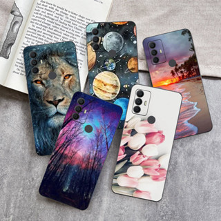 Tcl 305/306/ 30 SE/30 E เคสแฟชั่น สไตล์ ทาสี รูปแบบ เคส TPU ซิลิโคน เคสนิ่ม