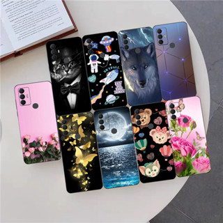 เคส TCL 305/306/30 SE/30 E เคสโทรศัพท์ เคลือบด้าน นิ่ม TPU ซิลิโคน ป้องกัน