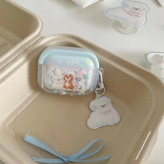 เคสหูฟัง ลายการ์ตูนน่ารัก พร้อมสายโซ่คล้อง สําหรับ airpods pro airpod pro 2 Airpod1 2 3