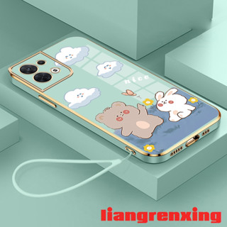 เคส  OPPO Reno 8 5G 2022 RENO8 PRO 5G 2022 เคสโทรศัพท์มือถือ ซิลิโคนนิ่ม กันกระแทก ลายการ์ตูนหมี กระต่าย หมี DDXX01 สําหรับ OPPO Reno 8 5G 2022 RENO8 PRO 5G 2022 น่ารัก ลายการ์ตูน กันกระแทก