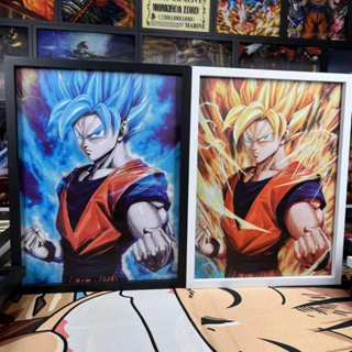 ภาพเคลื่อนไหว 3 มิติ สามมิติ ไล่ระดับสี แขวนรูปภาพ Dragon Ballโปสเตอร์