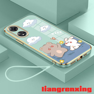 เคส oppo RENO 8t 4G RENO 8 t 2023 Reno8 t 5g 2023 oppo a78 5g เคสโทรศัพท์มือถือ ซิลิโคนนิ่ม กันกระแทก ลายการ์ตูนหมี กระต่าย สัตว์ สําหรับ oppo RENO 8t 4G RENO 8 t 2023 Reno8 t 5g 2023 oppo a78 5g DDXX01 น่ารัก ลายการ์ตูน กันกระแทก