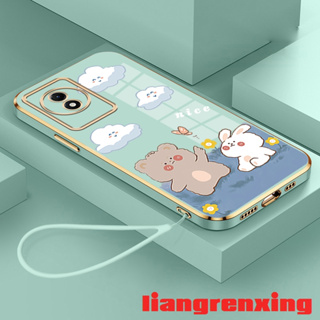 เคส VIVO Y02 5G 2022 y02t y02a เคสซิลิโคนนิ่ม ลายการ์ตูนหมี กระต่าย สําหรับ VIVO Y02 5G 2022 y02t y02a DDXX01 น่ารัก ลายการ์ตูน กันกระแทก