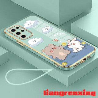 เคส samsung s23 ultra เคสซัมซุง s23 plus s23 5g เคสโทรศัพท์มือถือ ซิลิโคนนิ่ม กันกระแทก ลายการ์ตูนหมี กระต่าย สําหรับ samsung s23 ultra s23 plus s23 5g DDXX01 น่ารัก ลายการ์ตูน กันกระแทก