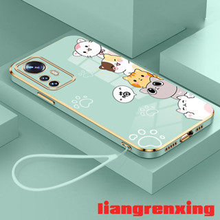 เคสซิลิโคนนิ่ม ลายการ์ตูนแมว กันกระแทก สําหรับ xiaomi 12 lite 5g xiaomi 12t xiaomi 12 pro 5g DDDZM01