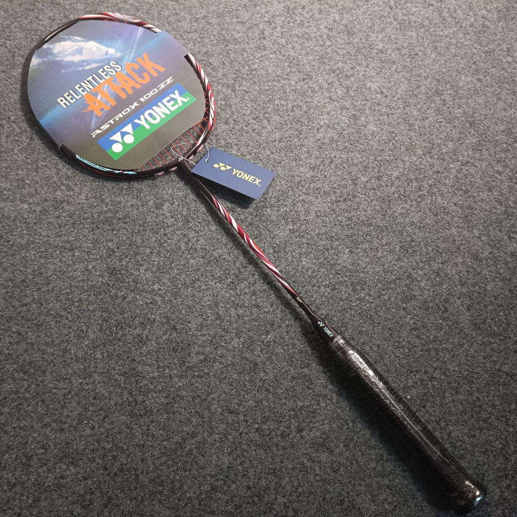【จัดส่งในวันเดียวกัน】YONEX ไม้แบดมินตัน ASTROX 100 ZZ Red ไม้แบดมินตันพิเศษสำหรับเกม Viktor Axelsen 