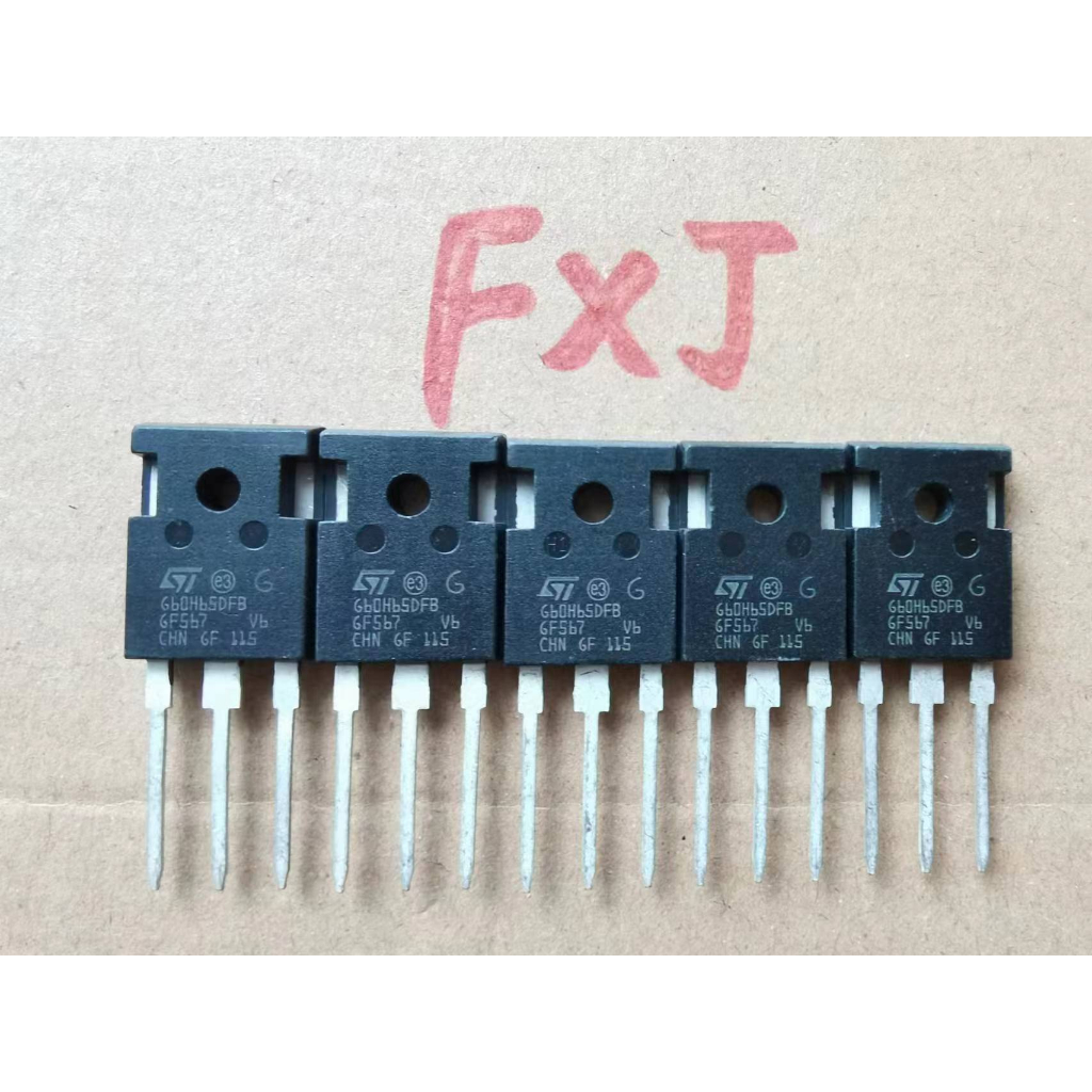 ((5 ชิ้น) G60H65DFB Field Effect Tube STGWA60H65DFB ยี่ห้อใหม่นําเข้าคลังสินค้าพร้อม TO-247 650V 60A