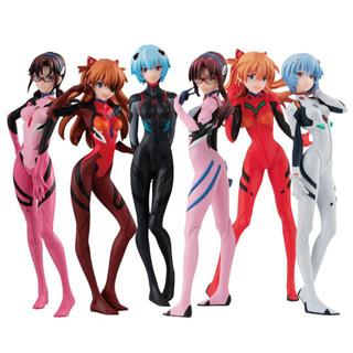 ตุ๊กตาฟิกเกอร์ EVA Rebuild of Evangelion Mari Illustrious Ayanami Rei Asuka Rangurϟ ของเล่นสําหรับเด็ก 3 ชิ้น