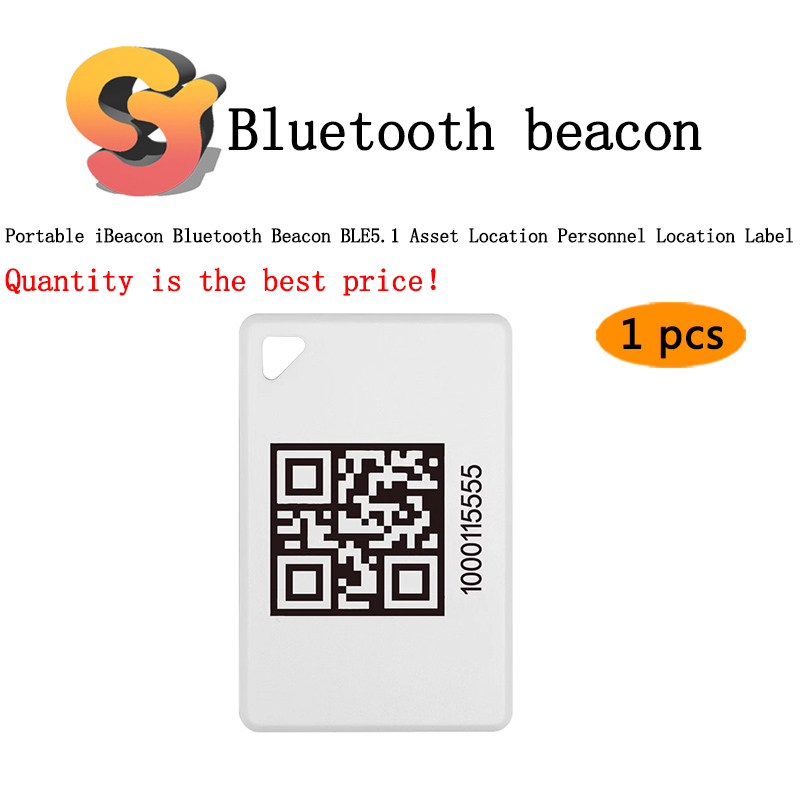 [อุปทานพร้อมสต็อก] 1 ชิ้นแบบพกพา iBeacon Bluetooth Beacon BLE5.1 เจ้าหน้าที่ตําแหน่ง Asset