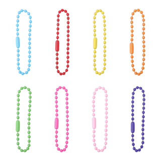 สายโซ่ลูกปัด สีสเปรย์ สําหรับทําพวงกุญแจ กระเป๋าเป้สะพายหลัง…