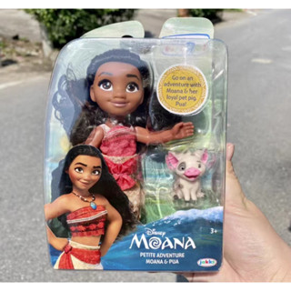 Disney Moana Petite Adventure Moana and Pua Doll ตุ๊กตา Disney Moana Petite Adventure Moana and Pua ของเล่นสําหรับเด็ก