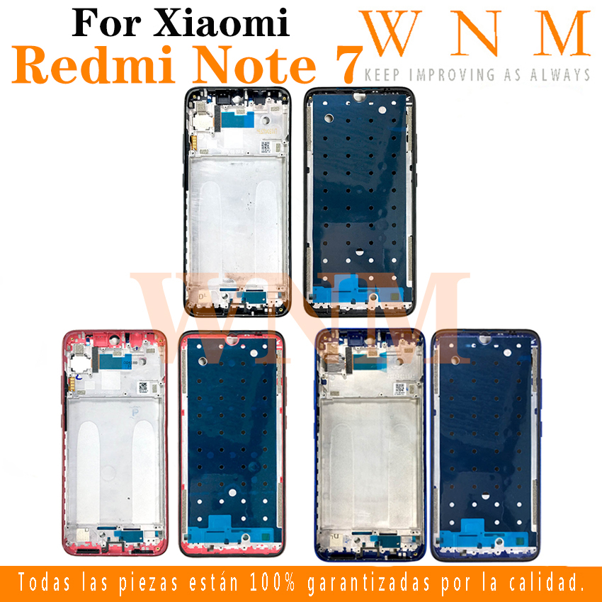 กรอบกลาง หน้าจอ LCD แบบเปลี่ยน สําหรับ Xiaomi Redmi Note 7 Note7
