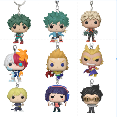 Funko Pop ! พวงกุญแจ จี้ไวนิล My Hero Academia DEKU BAKUGO Todoroki Mirio Togata Aizawa Shouta All M
