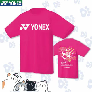 Yonex ใหม่ เสื้อแบดมินตัน เสื้อปิงปอง แขนสั้น แบบแห้งเร็ว เหมาะกับฤดูร้อน สําหรับผู้ชาย และผู้หญิง 2023