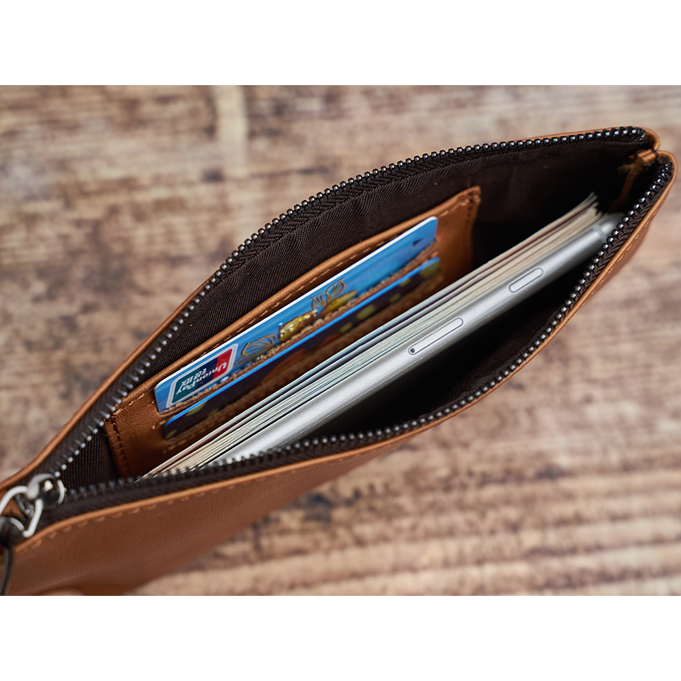 [พร้อมส่ง] Nupugoo กระเป๋าสตางค์ลําลอง หนังวัวแท้ ใบยาว ทรงคลัทช์ เข้ารูป ใส่โทรศัพท์มือถือได้ แฟชั่นสําหรับผู้ชาย และผู้หญิง - รูปที่ 3