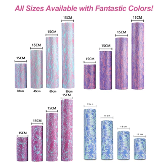 Sunnyfit ลูกกลิ้งโฟม EVA 30 45 60 90 ซม. หลากสี สําหรับนวดผ่อนคลายกล้ามเนื้อ เล่นโยคะ ฟิตเนส ยิม