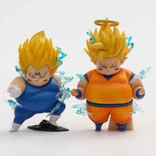 โมเดลฟิกเกอร์ Pvc รูปปั้น Dragon Ball Z Goku Vegeta Super Saiyan Vegeta Goku Ssj ขนาด 8 ซม. เหมาะกับของขวัญ ของเล่นสําหรับเด็ก