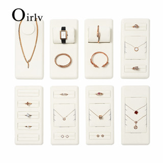 Oirlv ถาดจัดเก็บเครื่องประดับ ต่างหู แหวน สร้อยข้อมือ สร้อยคอ 7 สี TT220