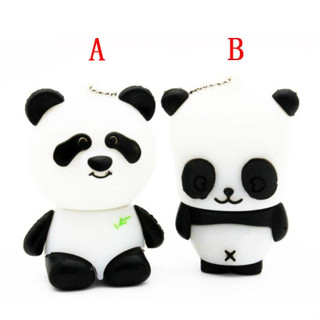 Panda แฟลชไดรฟ์ USB 2TB ลายการ์ตูนแพนด้าน่ารัก ความเร็วสูง 128GB 64GB 32GB 16GB 8GB สําหรับคอมพิวเตอร์