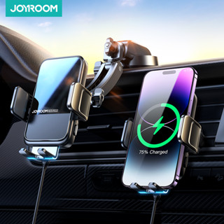 Joyroom ที่ชาร์จโทรศัพท์ในรถยนต์ แบบไร้สาย 15W ชาร์จเร็ว สําหรับ iPhone Xiaomi Huawei Samsung