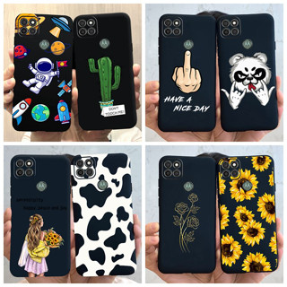 เคสโทรศัพท์มือถือ ผิวด้าน พิมพ์ลายดอกทานตะวัน นักบินอวกาศ สําหรับ Motorola Moto G9 Power G9Power XT2091-3