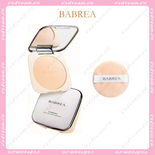 Babrea Barbella แป้งอัดแข็ง ขนาดใหญ่ 14.5 กรัม ควบคุมความมัน แต่งหน้า ติดทนนาน ผู้หญิง นุ่ม โฟกัส แต่งหน้า แป้งอัดแข็ง กันน้ํา กันเหงื่อ ใส ผิวบอบบาง พร้อมส่ง