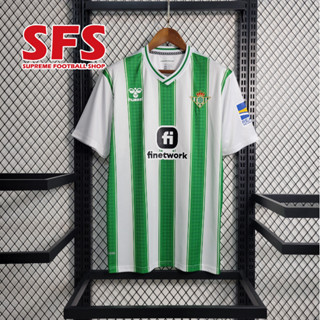 【SFS】เสื้อยืดแขนสั้น ลายทีมชาติฟุตบอล Real Betis 23-24 S-4XL MC ชุดเหย้า สําหรับผู้ชาย