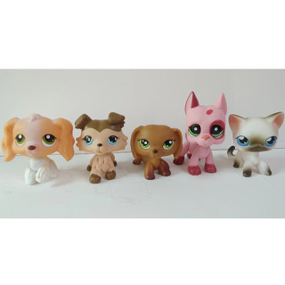 ฟิกเกอร์ LPS Pet Shop Dog Cat Littlest aciton ของเล่นสําหรับเด็ก 5 ชิ้น ต่อล็อต #2006