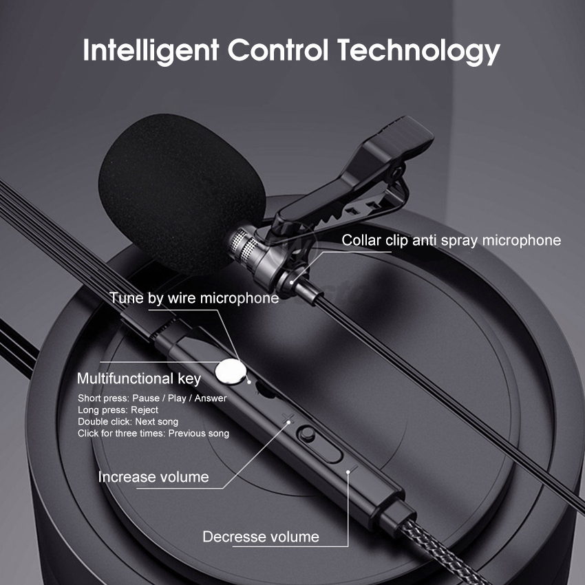Wiresto หูฟังอินเอียร์ แบบมีสาย ตัดเสียงรบกวน HIFI เสียงเบสหนัก ไมโครโฟนคู่ สตรีมมิ่ง คาราโอเกะ เล่นเกม