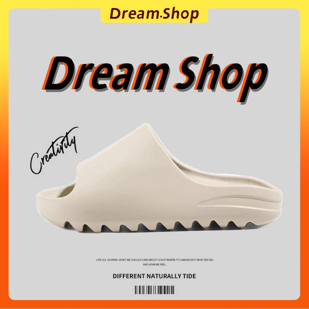 「DR」Slide Kanye รองเท้าแตะผู้ชาย ป้องกันการลื่นไถล นุ่มและสบาย Size 36-45