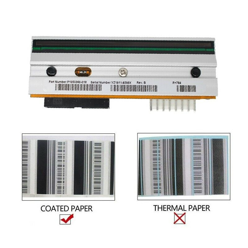 ใหม่ Thermal Transfer Printhead สําหรับ Zebra 105SL Plus 105SL+ เครื่องพิมพ์บาร์โค้ด 200dpi P1053360