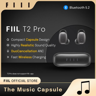 Fiil T2 Pro Dual-Mic 37dB Hybrid ANC หูฟังไร้สาย บลูทูธ 5.2 TWS ENC หูฟัง Hi-Fi หูฟัง ชาร์จเร็ว ไร้สาย