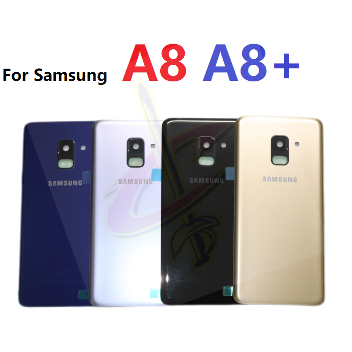 ฝาหลัง back cover กระจกด้านหลัง สําหรับ samsung galaxy A8 Plus A8+ 2018 A530 A730