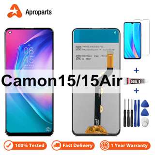 อะไหล่หน้าจอสัมผัส LCD แบบเปลี่ยน สําหรับ Tecno Camon 15 Camon 15 Air CD6 CD7 CD6S