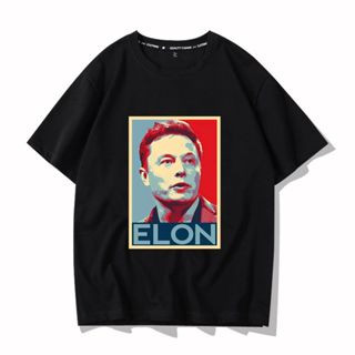 ระเบียงอวกาศ tesla SpaceX SpaceX SpaceX เสื้อยืดแขนสั้น พิมพ์ลายมังกรยานอวกาศ 9 องศา แฟชั่นบอททอม