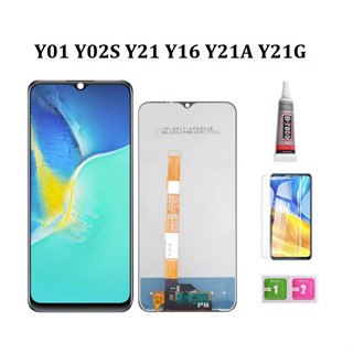 หน้าจอสัมผัส LCD สําหรับ VIVO Y01 02S Y16 Y21 Y21S Y21A Y21G