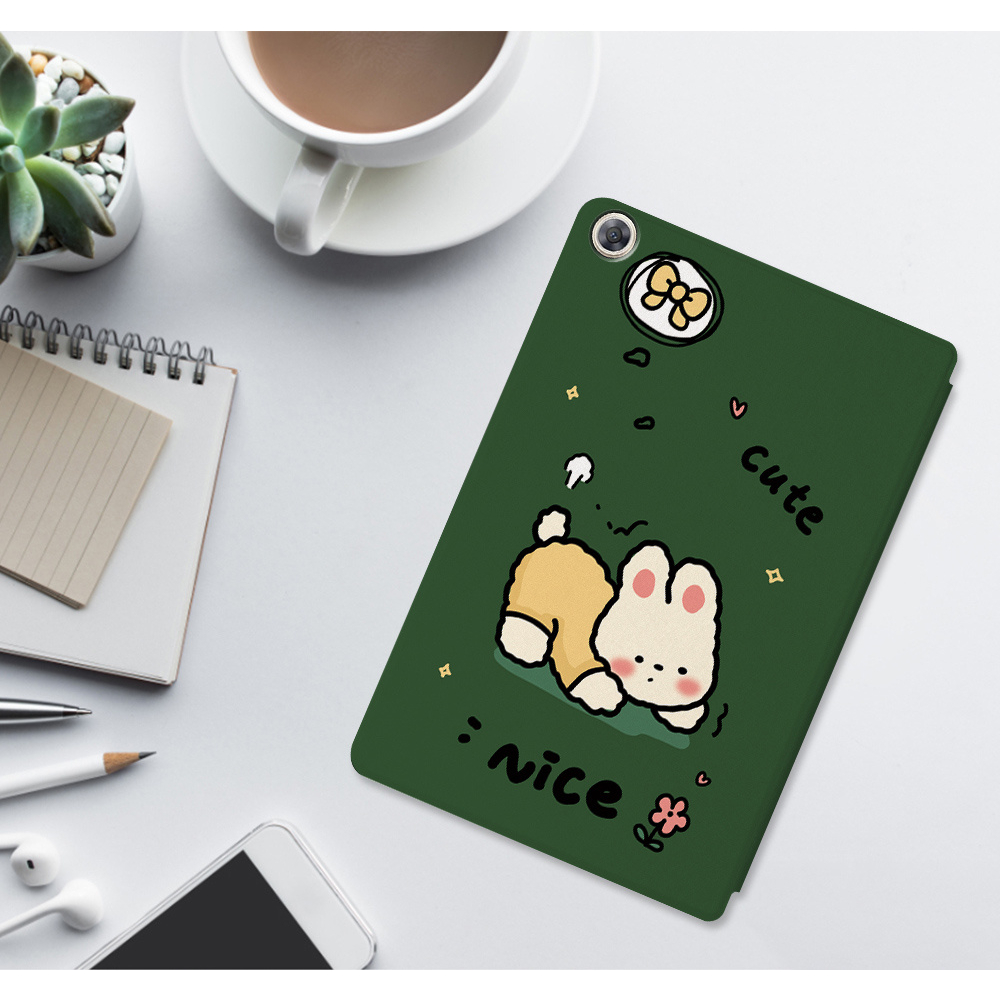 สําหรับ Huawei MediaPad M5 /M5 Lite 8 /M5 10 Pro 10.8 แฟชั่นน่ารักการ์ตูนรูปแบบแท็บเล็ต JDN2-L09 SHT-AL09 SHT-W09 BAH2-W19 CMR-AL09 คุณภาพสูง PU หนังฝาครอบ ราคา ถูกที่สุด ดีลบีเคเค แกลเลอรีภาพที่ 4