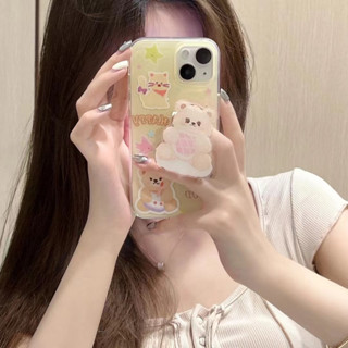 เคสโทรศัพท์มือถือ ลายการ์ตูนหมี สําหรับ iPhone 11 12 12pro 12promax 13 13pro 13promax 14 14pro 14promax