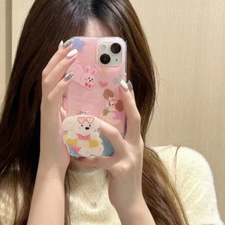 เคสโทรศัพท์มือถือ ลายการ์ตูนน่ารัก พร้อมขาตั้ง สําหรับ iPhone 11 12 12pro 12promax 13 13pro 13promax 14 14pro 14promax