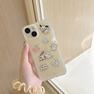 เคสโทรศัพท์มือถือนิ่ม ลาย Girly น่ารัก สําหรับ iPhone 11 12 12pro 12promax 15 15pro 13 13pro 13promax 14 14pro 14promax