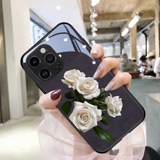 Zz เคสโทรศัพท์มือถือแบบแก้ว กันกระแทก ลายดอกกุหลาบ DIY สําหรับ Vivo Y93 Y15 Y17 Y19 Y11 Y51 Y66 Y79 Y81 Y83 Y97 Y50 Y55 V1 V11i