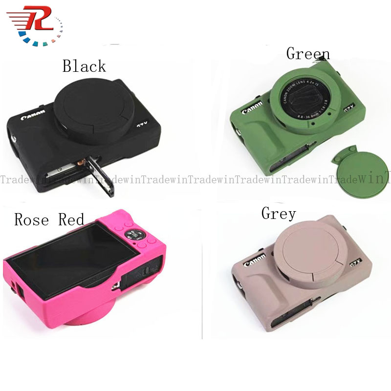 เคสโทรศัพท์มือถือ ยางซิลิโคนนิ่ม กันรอยกล้อง สําหรับ Canon G7X2 G7Xii G7X Mark ii G7X2 G7Xii G7X Mar